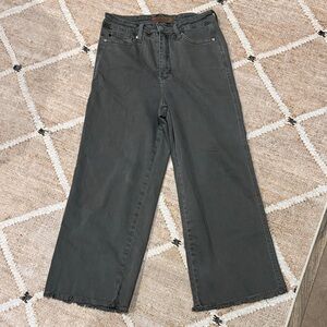 Judy Blue Garment Dyed green jeans size 9/29 EUC